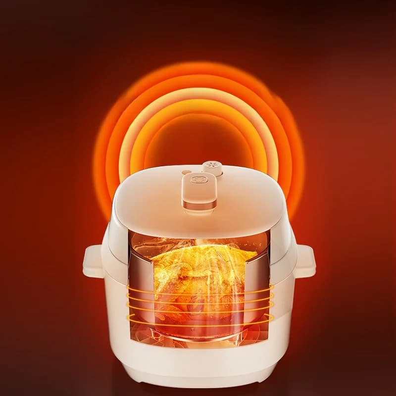 5L электрическая скороварка с двойными внутренними чашами, 900W