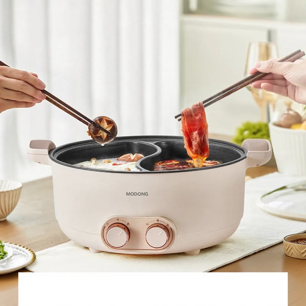 Электрическая мультиварка 8L с двумя сторонами для дома и общежития