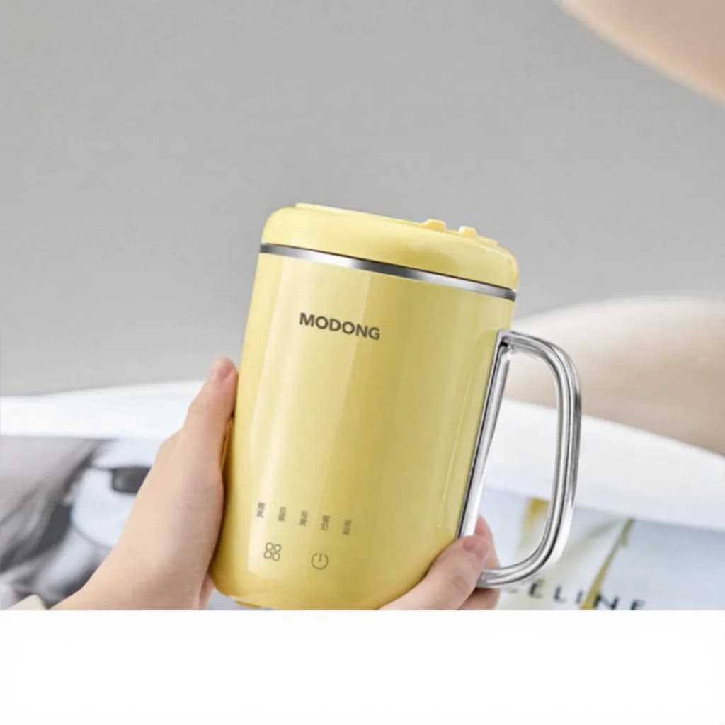 Портативная электрическая чашка для тушения 450ml 220V с фильтром и ложкой