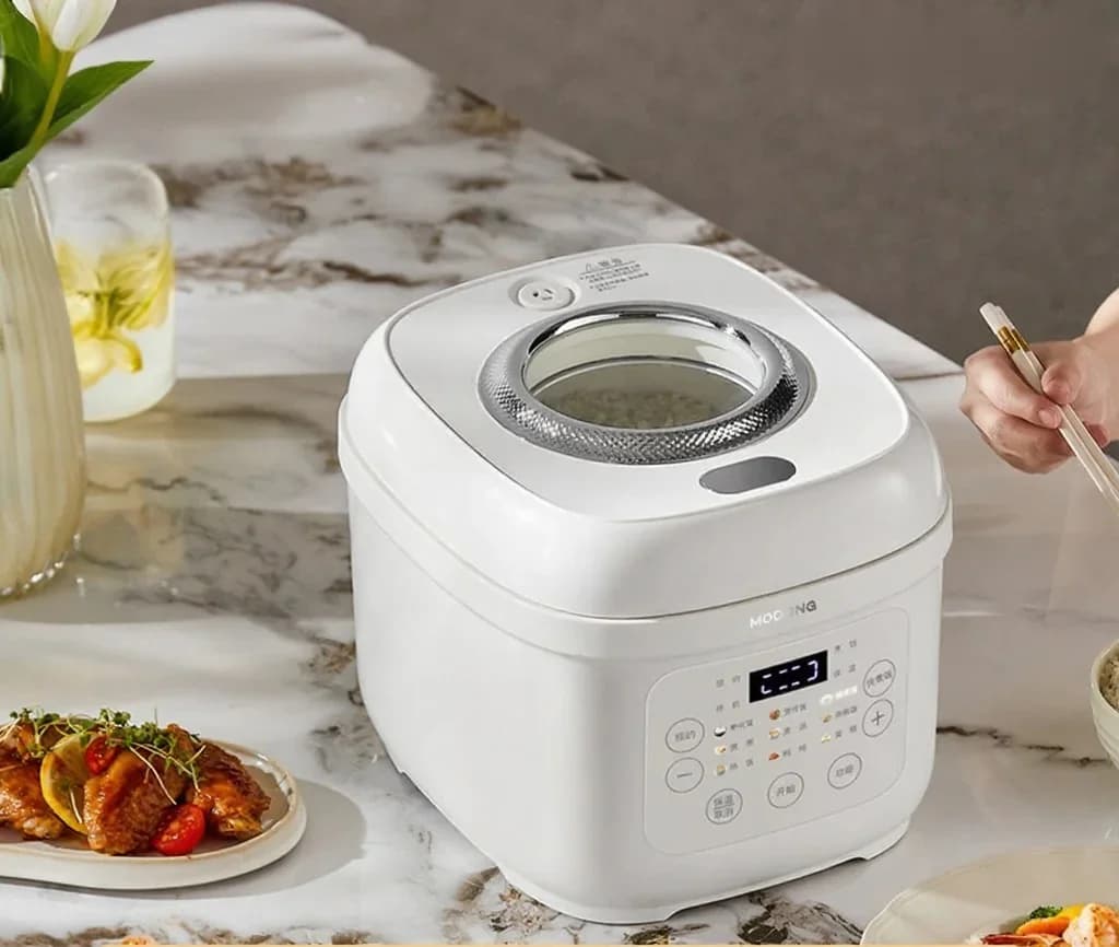 Электрическая рисоварка 3 л с керамической внутренней чашей, 600W