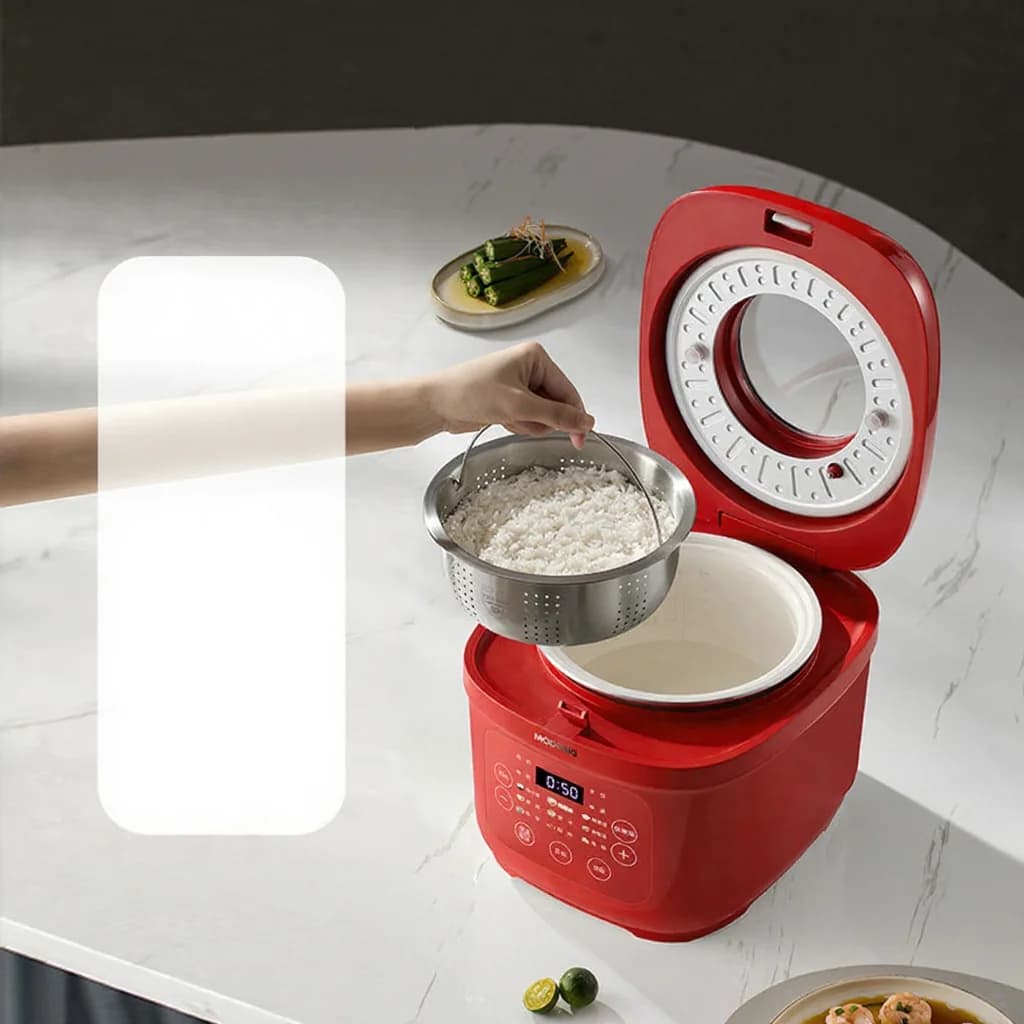 Электрическая рисоварка 3L с керамической чашей, 600W