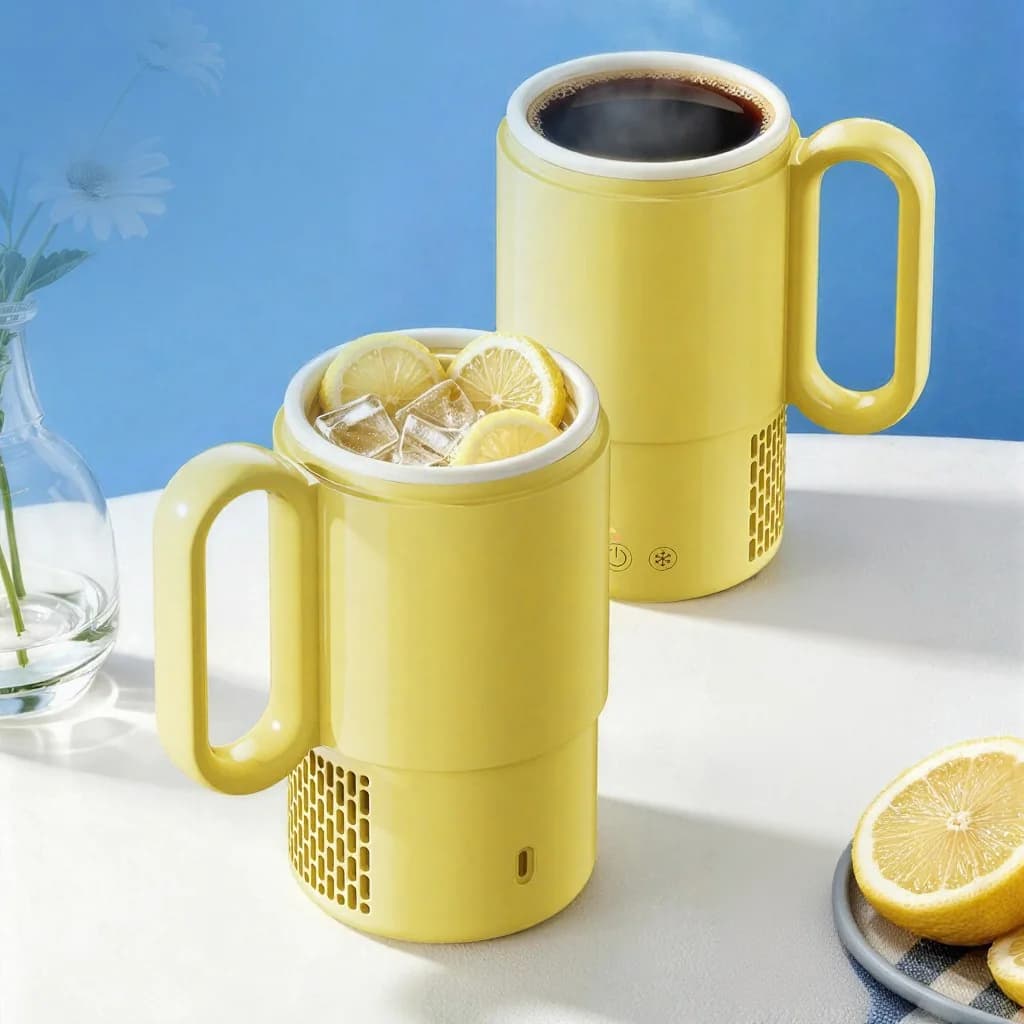 Портативная чашка с подогревом и охлаждением 450mL 36W сенсорное управление