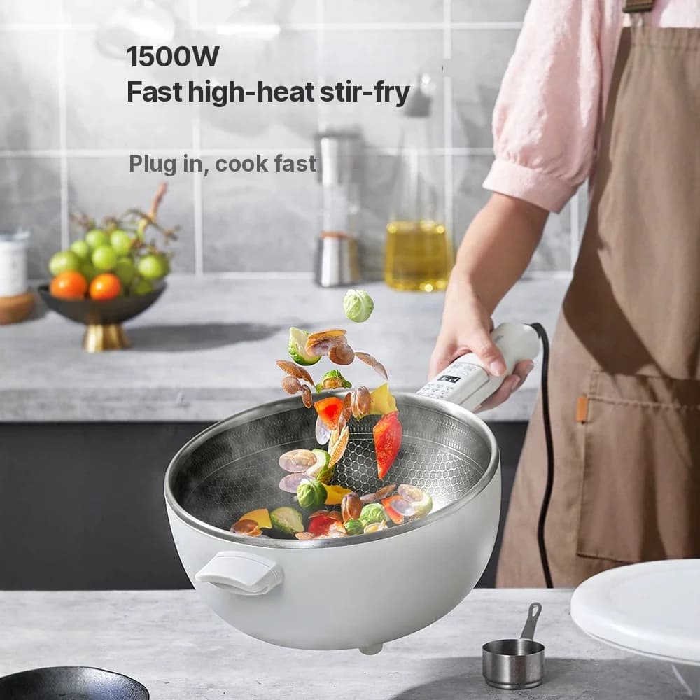 Электрическая многофункциональная кастрюля с паровой корзиной 5L 220V