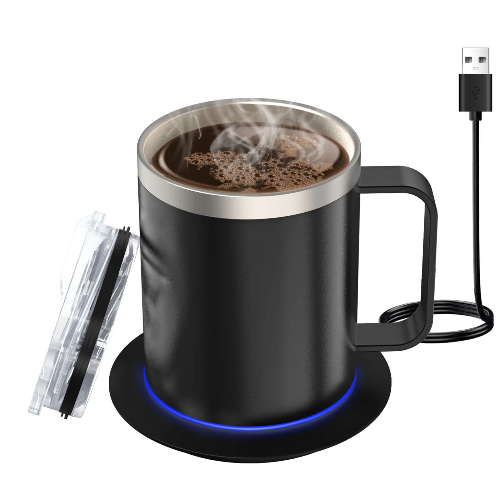Подогреваемая кофейная кружка USB 12oz